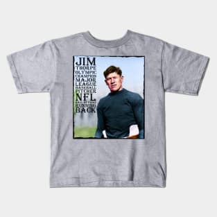 Jim Thorpe, 1912, version 3 Kids T-Shirt